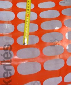 Ideiglenes gyors kerítés műanyag narancssárga