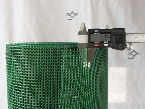 Kerti térelválasztó műanyag háló, lyukméret 5mm x 5mm, erkélykorlát, terazskorlát védőháló ár