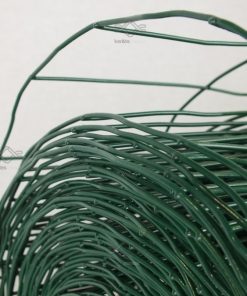 Ponthegesztett kerítésdrót zöld pvc bevonattal