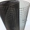 Fekete kerti térelválasztó műanyag négyszögletes rács 10 x 10 mm