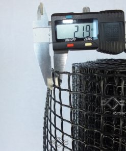 Kerti térelválasztó fekete műanyag négyszögletes rács 10 x 10 mm