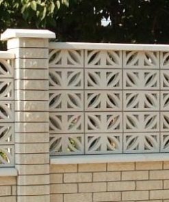 Gréta kerítés mező falazó beton elem