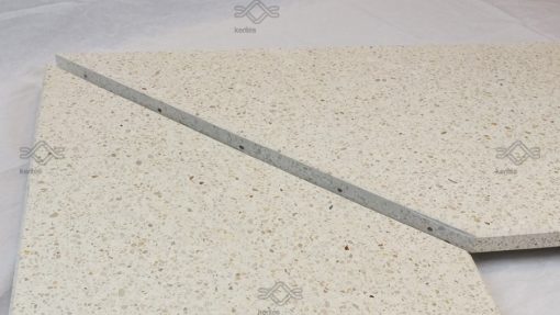 Vasalt műkő kerítás fedlap 3 cm vastag fehér